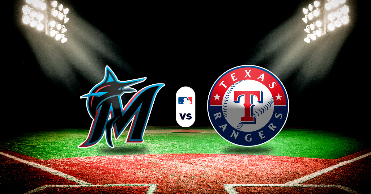 Pronóstico Marlins vs Rangers - resultado de la mlb de hoy