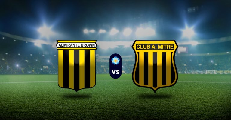 Pronóstico Almirante Brown vs CA Mitre | Primera Nacional Argentina