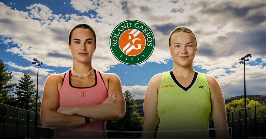 Pronóstico Aryna Sabalenka vs Diana Shnaider | WTA Roland Garros
