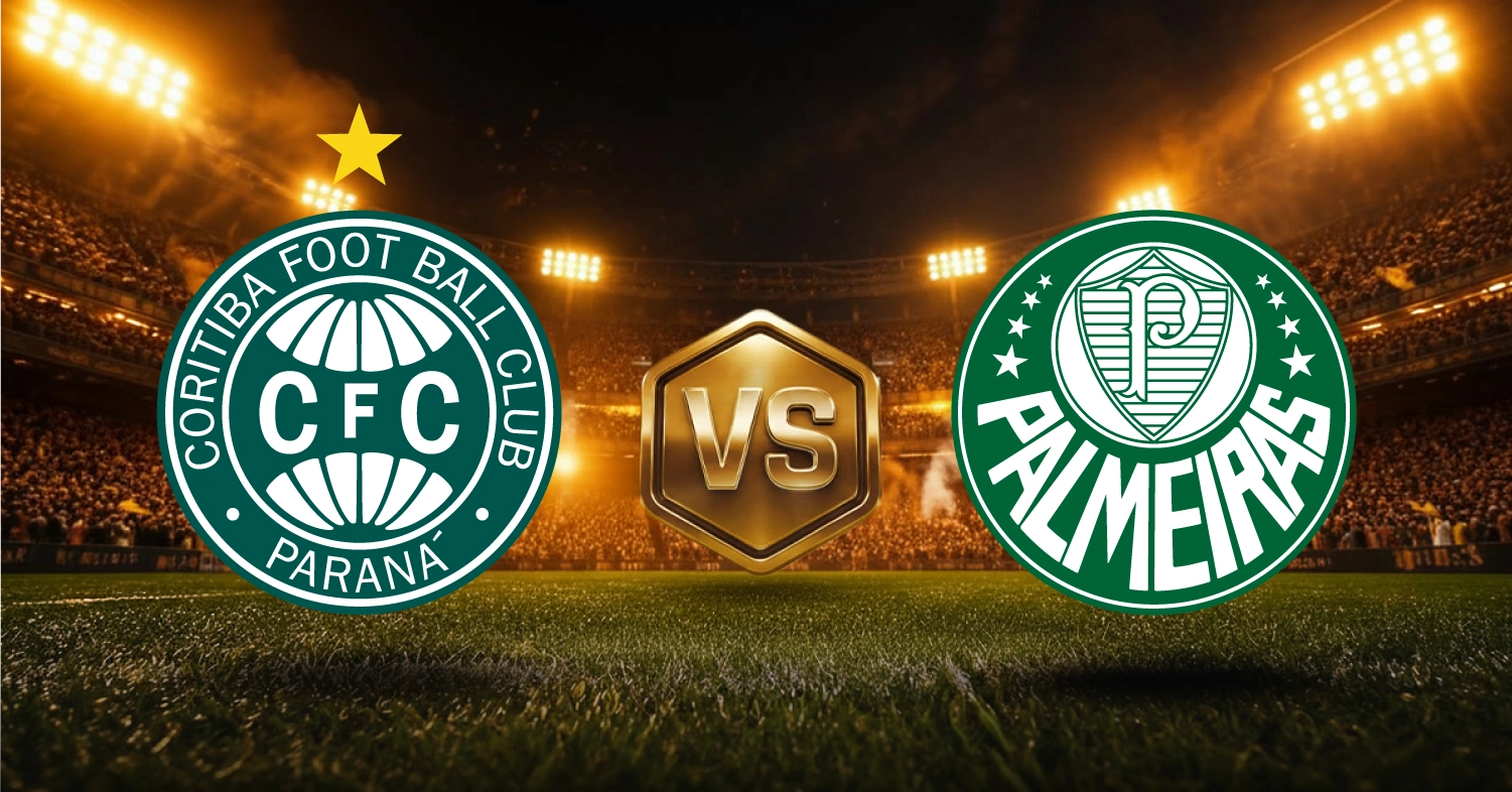 Brasileirao 2026: Coritiba recibe a Palmeiras este miércoles 22 de julio por la fecha 19 en el Estadio Couto Pereira.