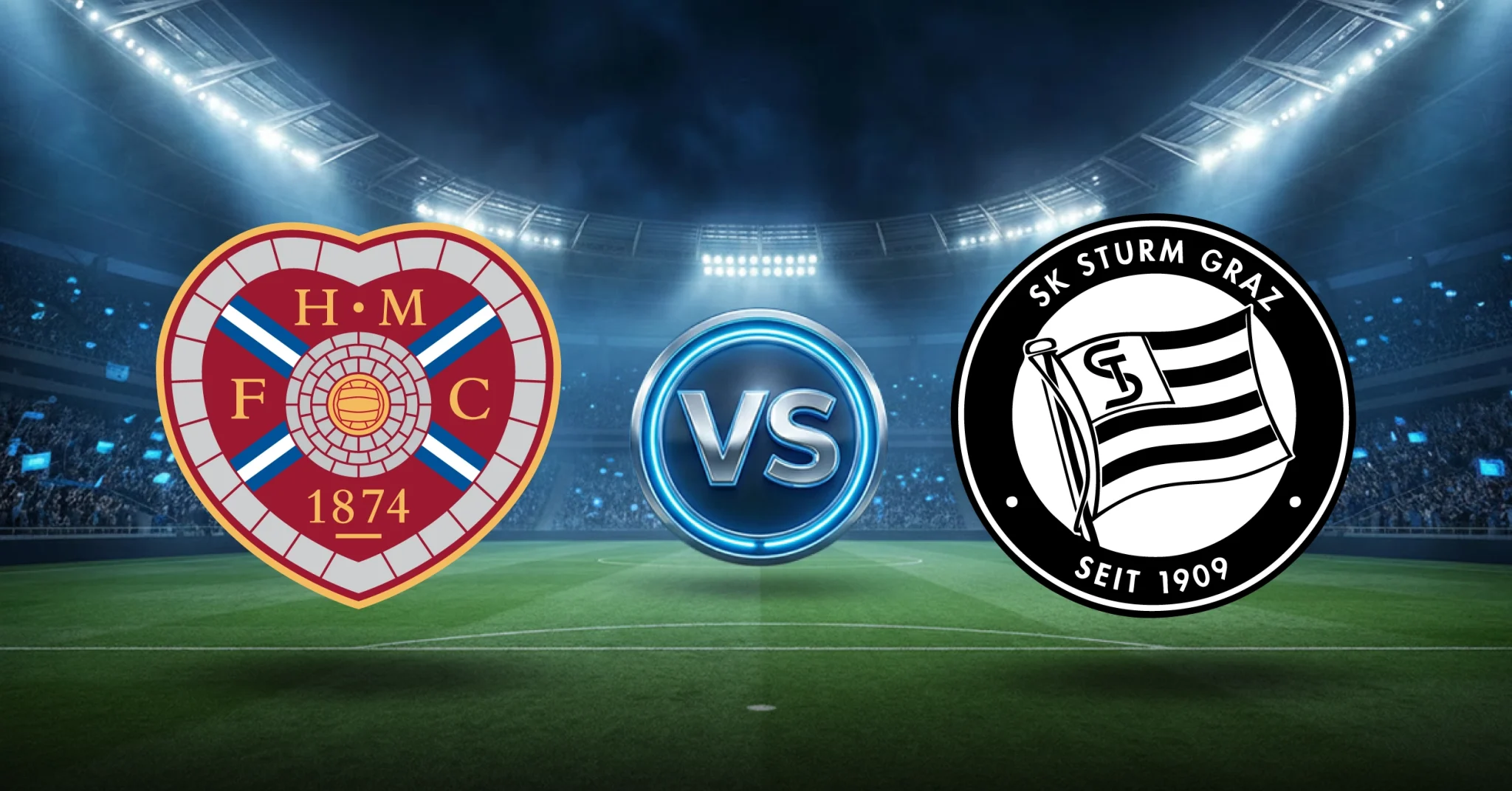 Otro de los choques de este martes 28 de julio será el de Hearts vs Sturm Graz, en la clasificación a la Champions League.