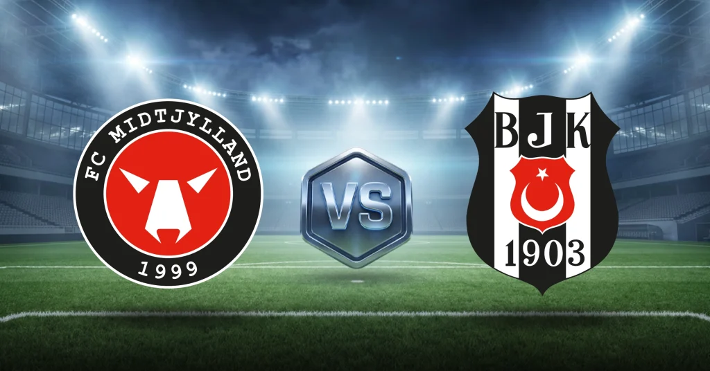 Otro de los primeros duelos de este jueves 30 de julio será el de Midtjylland vs Besiktas, en la clasificación a Europa League.