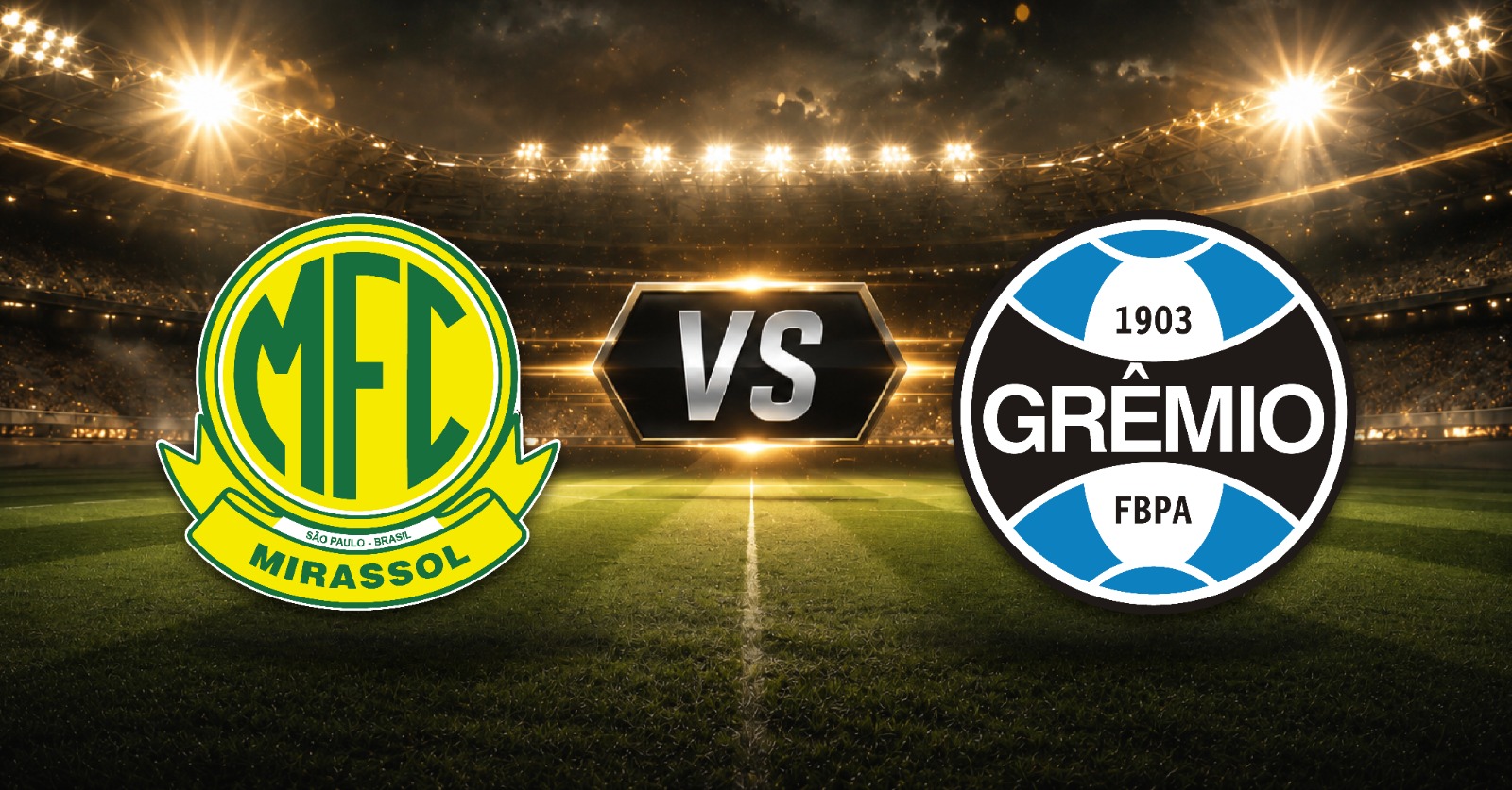 Otro partidazo de este viernes 17 de julio será el de Mirassol vs Gremio, que se disputará en la jornada 19 del Brasileirao.