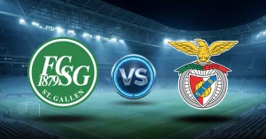El penúltimo choque de este jueves 23 de julio será el de St. Gallen vs Benfica, en la segunda ronda de clasificación a Europa League.