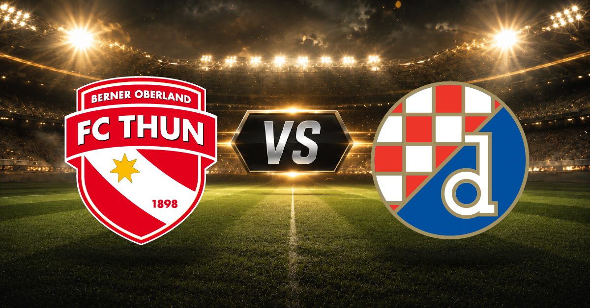 Otro de los partidos de ida de la segunda ronda de clasificación de Champions League será Thun vs Dinamo Zagreb, este martes 21 de julio.