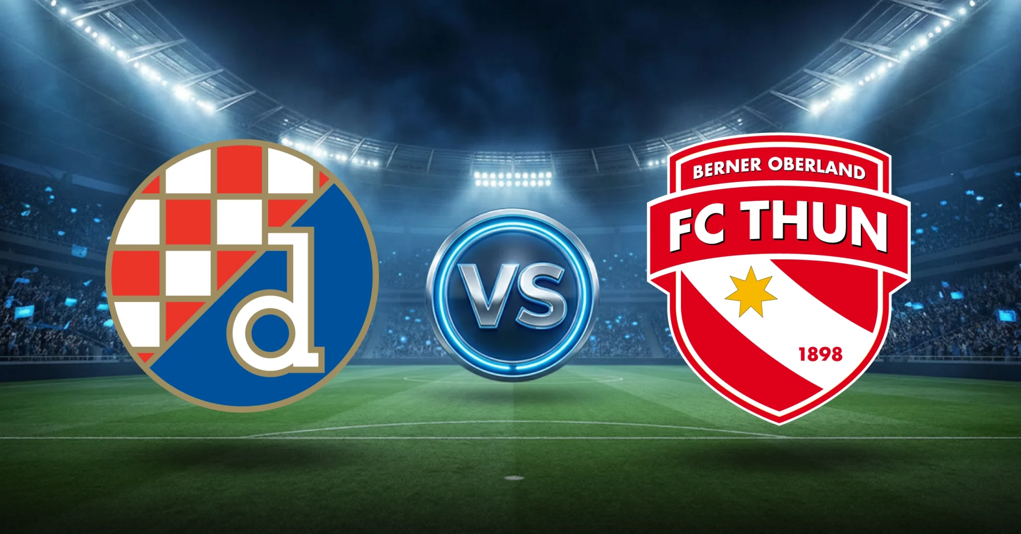 Champions League 2026-27: Dinamo Zagreb recibe a Thun este martes 28 de julio por la vuelta de la 2.ª ronda en el Maksimir Stadium