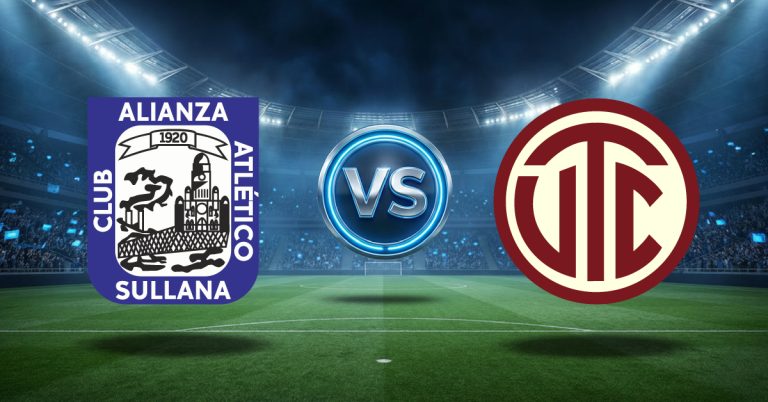 Alianza Atlético vs UTC, ver mejores cuotas y pronósticos con estadísticas por Copa de la Liga de Perú 2026 en MasterBets365.