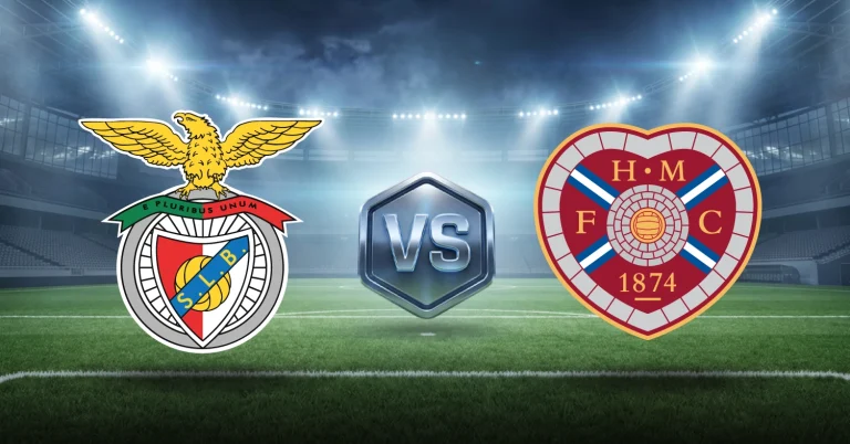 Este jueves 13 de agosto, Hearts vs Benfica disputarán la vuelta de la tercera ronda de clasificación de la Europa League.