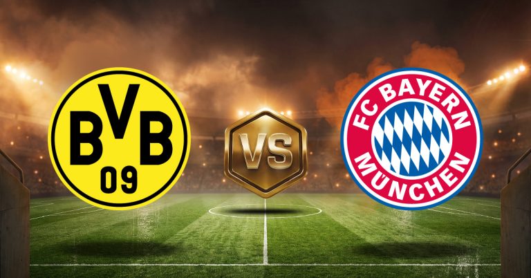 Borussia Dortmund vs Bayern Múnich, ver las cuotas y pronósticos con estadísticas por Supercopa de Alemania 2026 en MasterBets365.