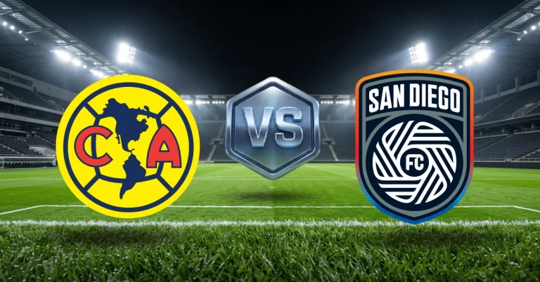 Club América vs San Diego FC, ver. Las cuotas y pronósticos con estadísticas por Leagues Cup 2026 en MasterBets365