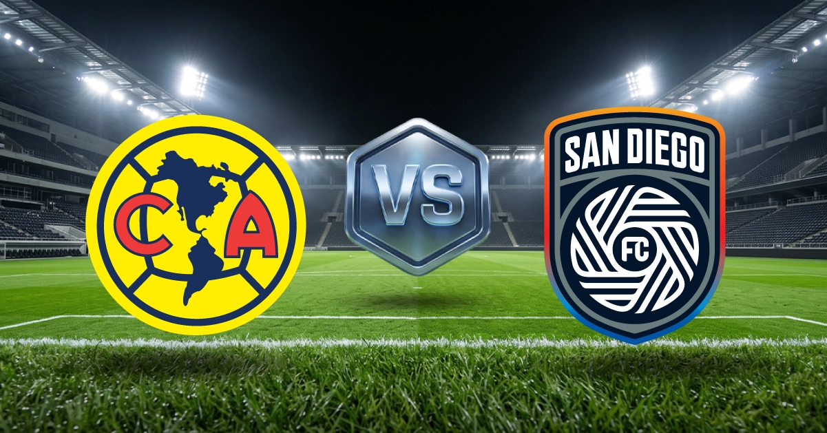 Club América vs San Diego FC, ver. Las cuotas y pronósticos con estadísticas por Leagues Cup 2026 en MasterBets365