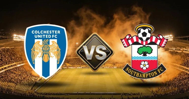 Este sábado 8 de agosto, Colchester vs Southampton disputarán un partidazo en la primera ronda de la EFL Cup.