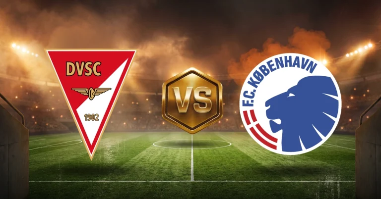 Este jueves 6 de agosto, Debrecen vs Copenhague disputarán la ida de la tercera ronda de la Conference League.