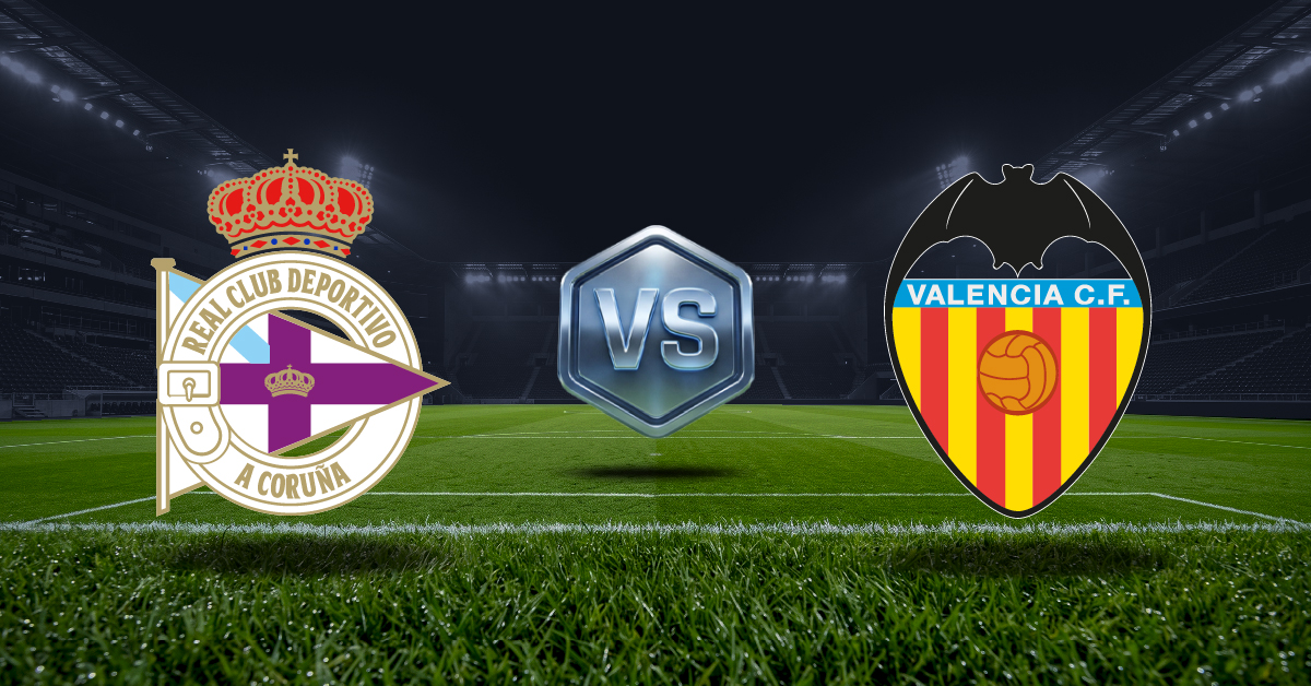 Deportivo La Coruña vs Valencia ver cuotas y pronósticos gratis con estadísticas por LaLiga 2026 en MasterBets365.