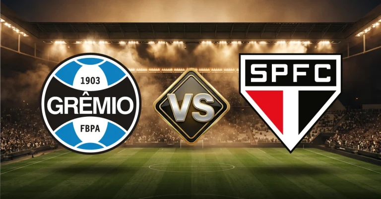 Gremio vs Sao Paulo juegan por la jornada 22 en un duelo de alto voltaje en el Brasileirao, el sábado 8 de agosto en la Arena do Gremio