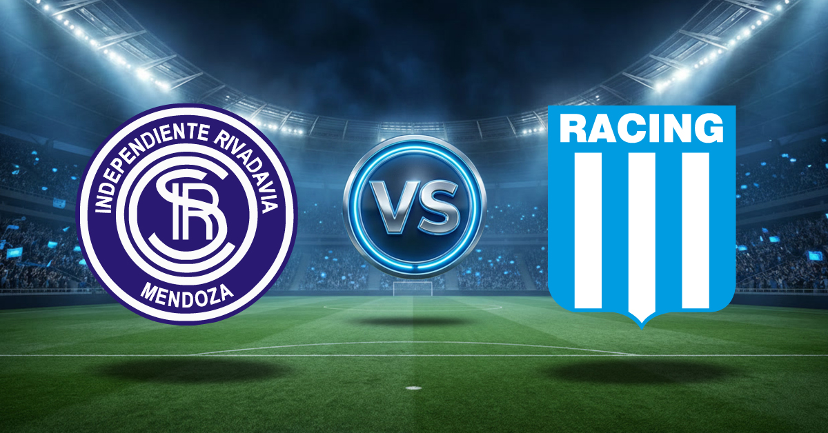 Independiente Rivadavia vs Racing Club Juego local, ver cuotas y pronósticos con estadísticas por Liga Profesional 2026 en MasterBets365.