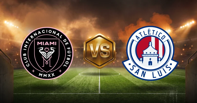 Inter Miami vs Atlético San Luis, ver cuotas gratis y pronósticos con estadísticas por Leagues Cup 2026 en MasterBets365