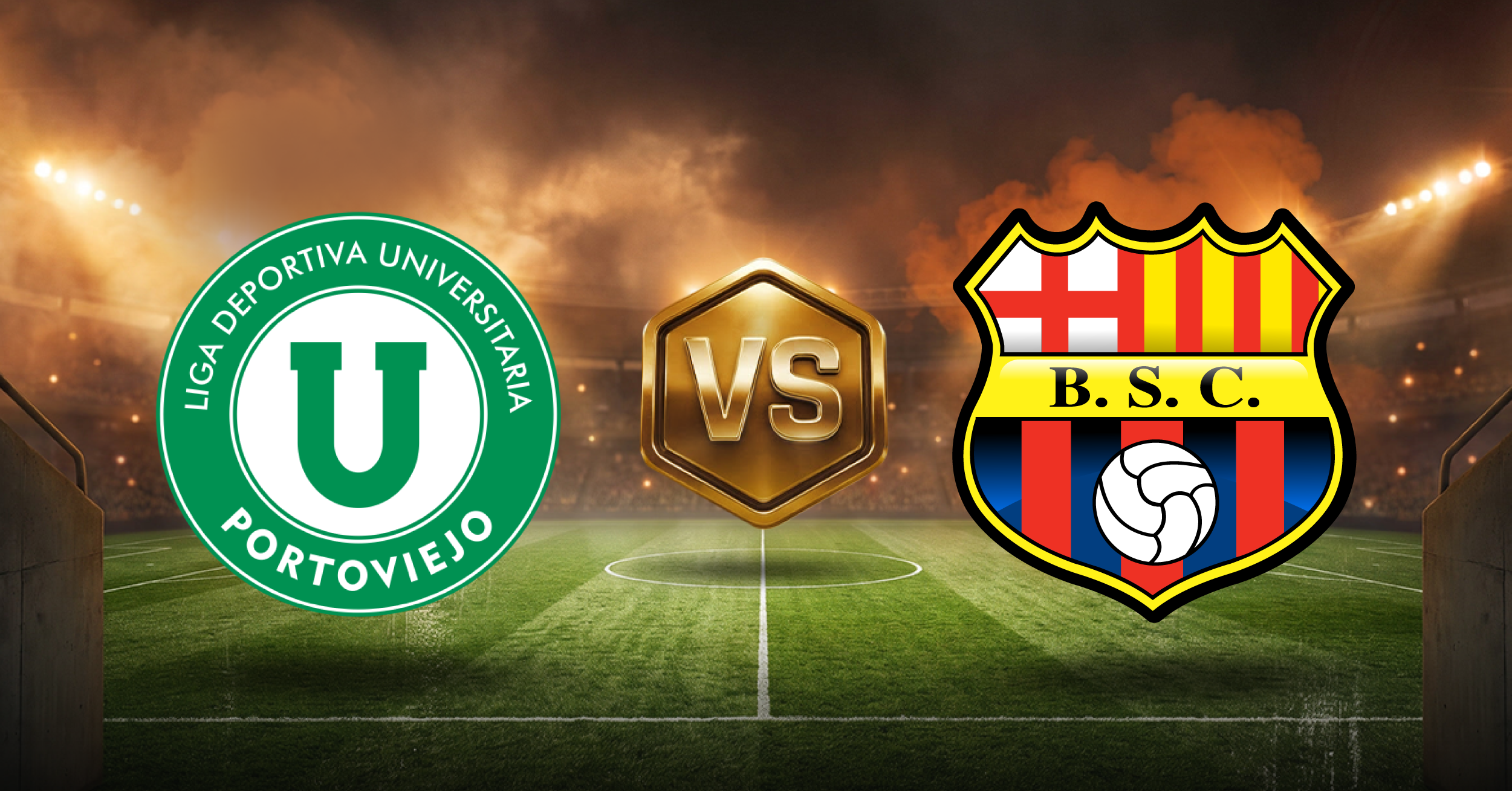 Otro choque de octavos de final de la Copa Ecuador 2026 será el de LDU Portoviejo vs Barcelona SC, este miércoles 5 de agosto.