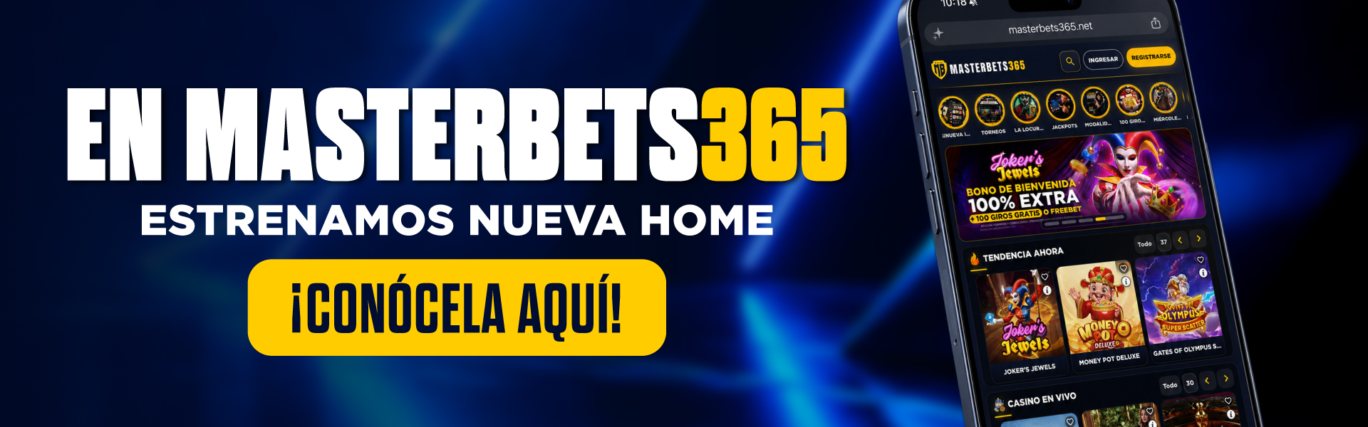 Nueva era en MasterBets365-HOME- casino-online- renovados