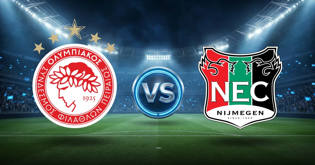 Este martes 4 de agosto se verá el choque de Olympiacos vs NSC Nijmegen, en la clasificación a la Champions League.