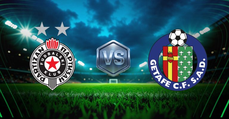 Partizan vs Getafe hoy, ver las cuotas y pronósticos gratis con estadísticas por Conference League 2026 en MasterBets365.