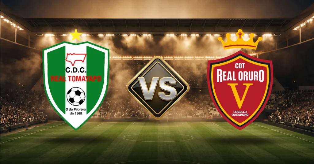 Este viernes 7 de agosto, Real Tomayapo vs Real Oruro se medirán en la jornada 14 de la Primera División de Bolivia.