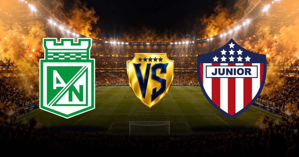 Atlético Nacional vs Junior chocarán en un partido electrizante. ¡Haz click y entérate de nuestros pronósticos gratis!