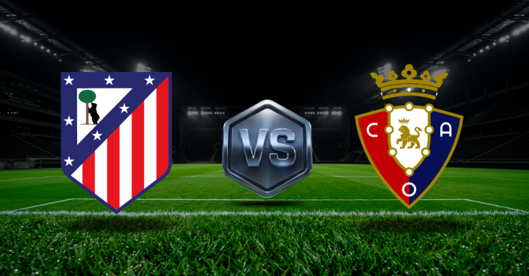 Atlético de Madrid vs Osasuna juego local, ver las cuotas y pronósticos con estadísticas por LaLiga 2026-2027 en MasterBets365.