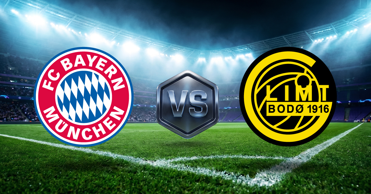 Bayern Múnich vs Bodo Glimt hoy. Revisa las estadísticas actualizadas de todos los encuentros de la Champions League en MasterBets365.