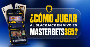 El blackjack en vivo es uno de los que puedes disfrutar en MasterBets365.com y aquí te damos la guía de cómo hacer al jugar con nosotros.