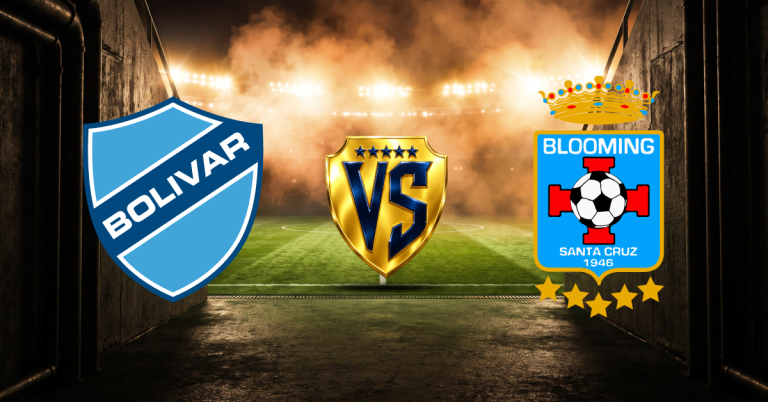 Bolívar vs Blooming, ver las cuotas y pronósticos con estadísticas gratis por Copa Paceña 2026 en MasterBets365.