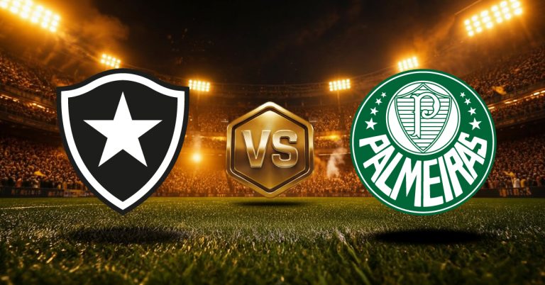 Botafogo vs Palmeiras, ver las cuotas y pronósticos con estadísticas gratis por Brasileirao 2026 en MasterBets365.