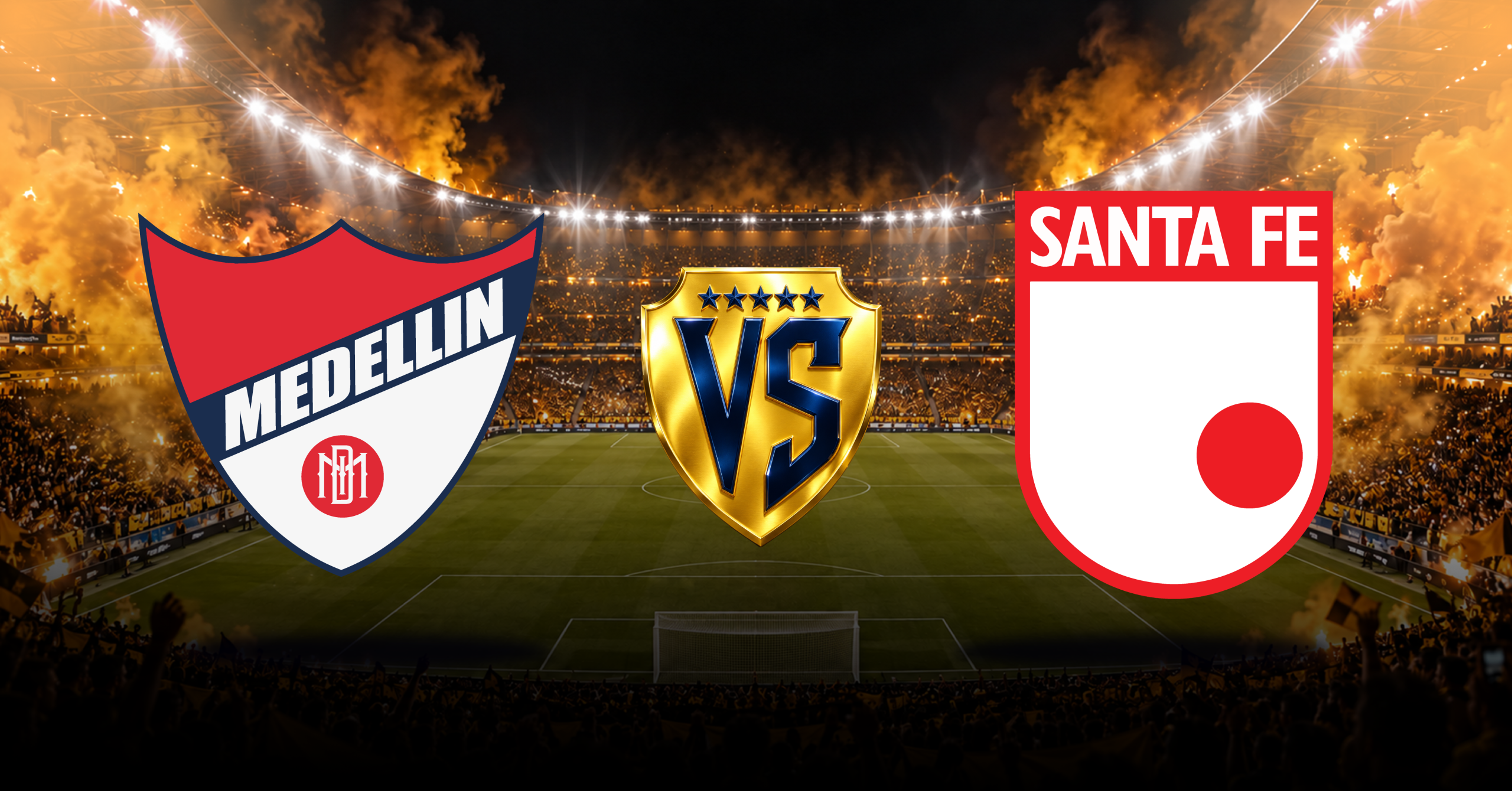 Independiente Medellín vs Independiente Santa Fe juego local, ver cuotas y pronósticos con estadísticas de Liga Colombiana en MasterBets365.