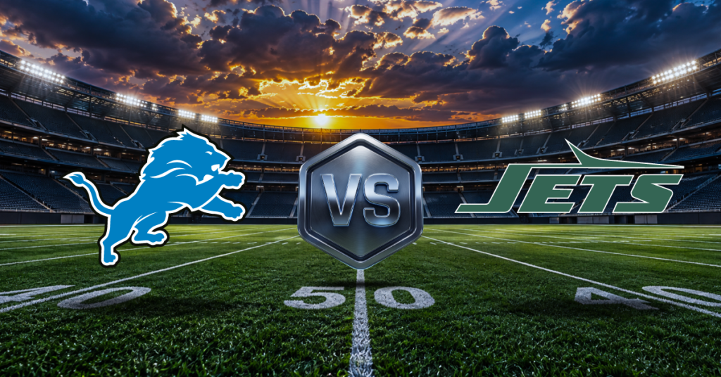 Lions vs Jets se enfrentan en el Ford Field para disputar la tercera semana de campeonato en la temporada de la NFL.
