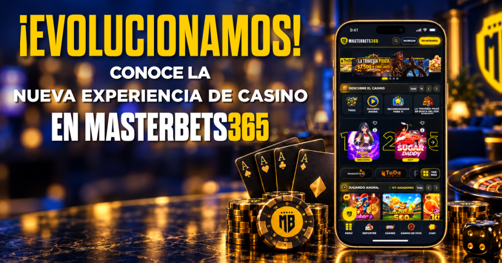 Renovamos nuestro Casino- Disfruta de juegos Crash, nuevos lanzamientos y torneos más cómodos y rápidos con MasterBets365
