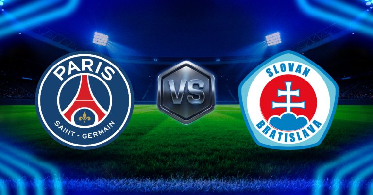 PSG vs Slovan Bratislava, ver cuotas y pronósticos con estadísticas por Champions League 2026 en MasterBets365.