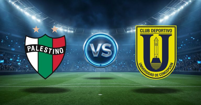 Este domingo 6 de septiembre, Palestino vs Universidad de Concepción se enfrentan en la jornada 22 de la Liga Chilena.