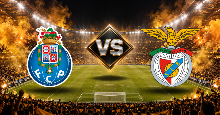 Porto vs Benfica se enfrentan en el Estadio do Dragão para disputar la séptima jornada del campeonato en la Primeira Liga.