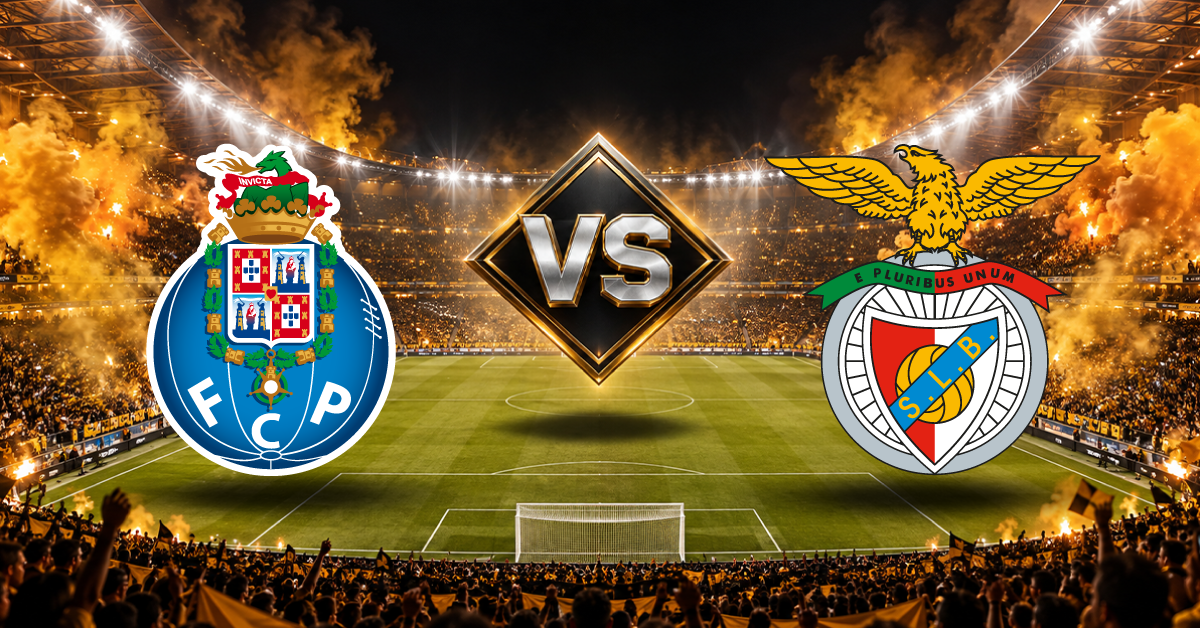 Porto vs Benfica se enfrentan en el Estadio do Dragão para disputar la séptima jornada del campeonato en la Primeira Liga.