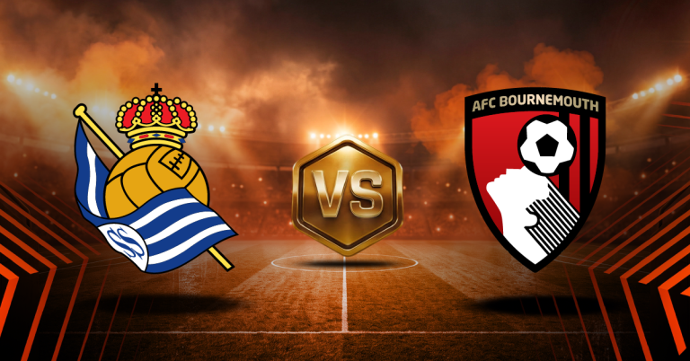 Real Sociedad vs Bournemouth, mira las cuotas y pronósticos con estadísticas por Europa League 2026-2027 en MasterBets365.
