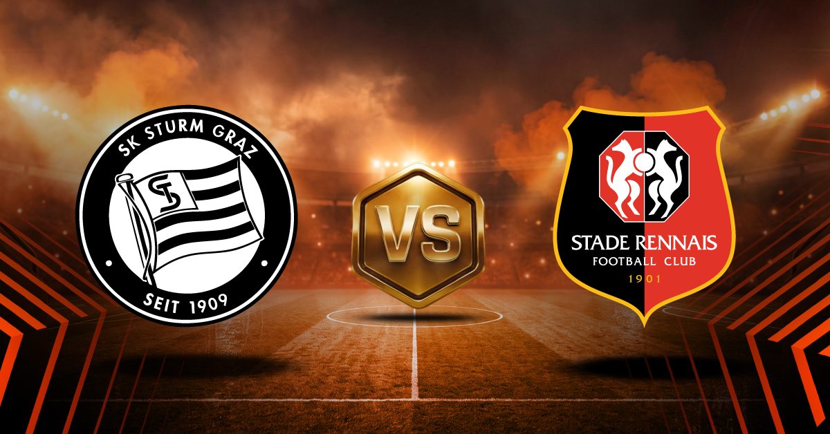 Sturm Graz vs Rennes se enfrentan en el Merkur Arena para disputar la primera jornada en el formato de liga en la Europa League.