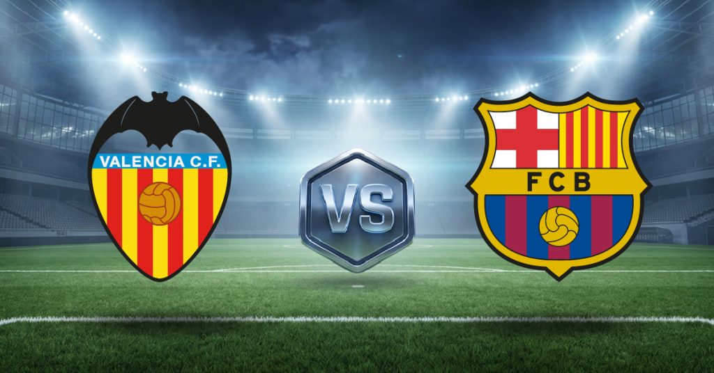 Valencia vs Barcelona apuestas, ver cuotas y pronósticos con estadísticas por LaLiga 2026-2027 hoy en MasterBets365.