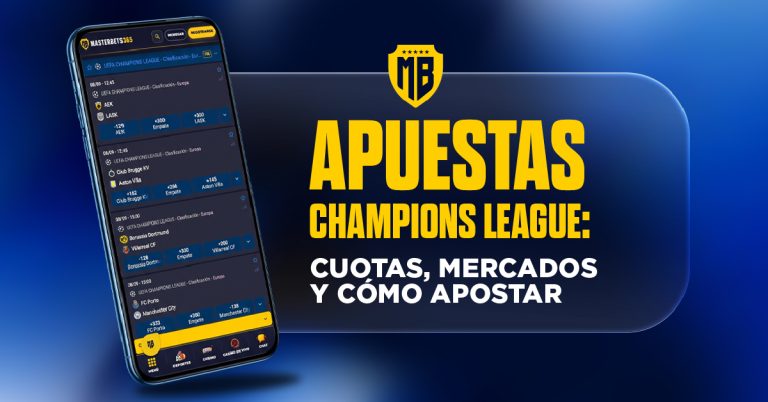 Aquí encontrarás todos los detalles sobre las apuestas Champions League, como promociones que puedes aprovechar y algunos datos extra.