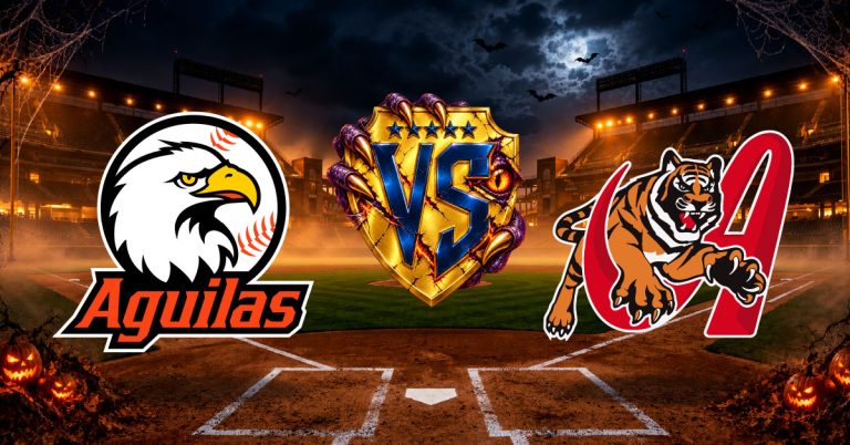 Este 21 de octubre, Águilas vs Tigres protagonizan un emocionante duelo en suelo zuliano de la zafra 2026-27 de la LVBP.
