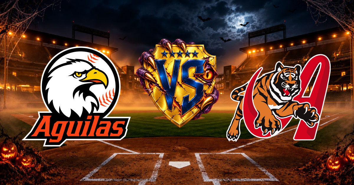 Este 21 de octubre, Águilas vs Tigres protagonizan un emocionante duelo en suelo zuliano de la zafra 2026-27 de la LVBP.