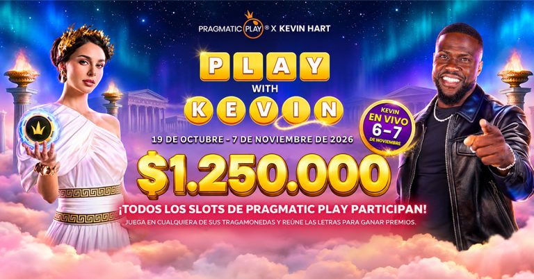 Juega con Kevin Hart y Pragmatic Play: Gana Free Chips