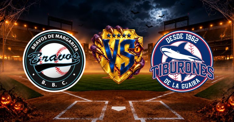 Este 22 de octubre, Bravos vs Tiburones se ven las caras en 'La Isla' para seguir con la acción de esta temporada 2026-27 de la LVBP.
