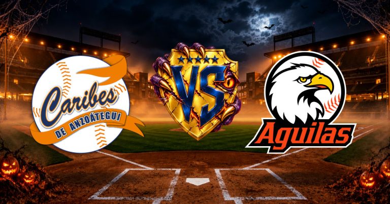 Caribes vs Águilas se ven las caras en la jornada de este 27 de octubre en suelo oriental para seguir con la zafra 2026-27 de la LVBP.