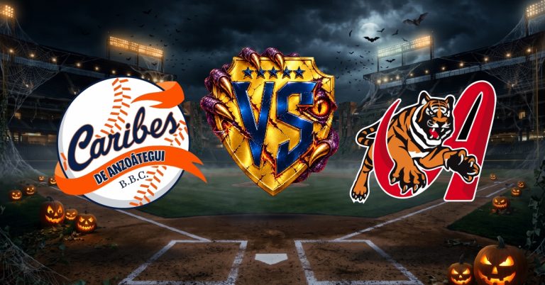 Este 14 de octubre, Caribes vs Tigres se ven nuevamente las caras en suelo oriental para disputar otro duelo de esta campaña de la LVBP.