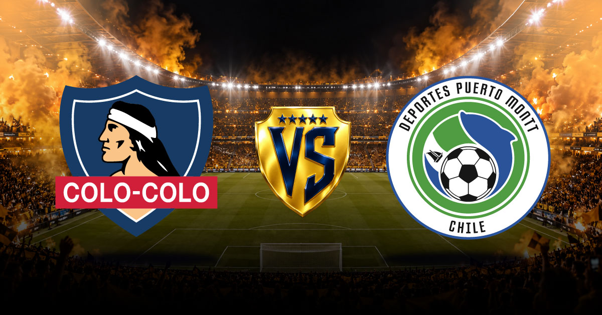 Colo Colo vs Puerto Montt, mira las cuotas y pronósticos con estadísticas por Copa Chile 2026 en MasterBets365.